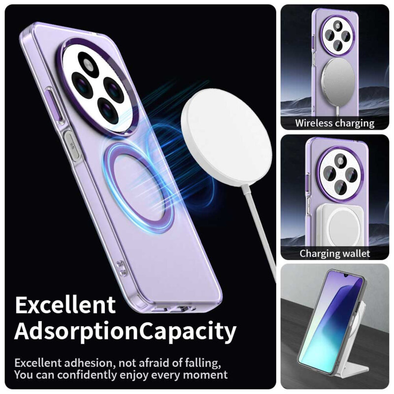 Husa Xiaomi Poco C75 Techsuit CandyCase MagSafe, mov