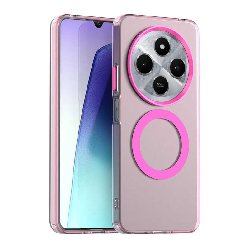 Husa Xiaomi Poco C75 Techsuit CandyCase MagSafe, roz