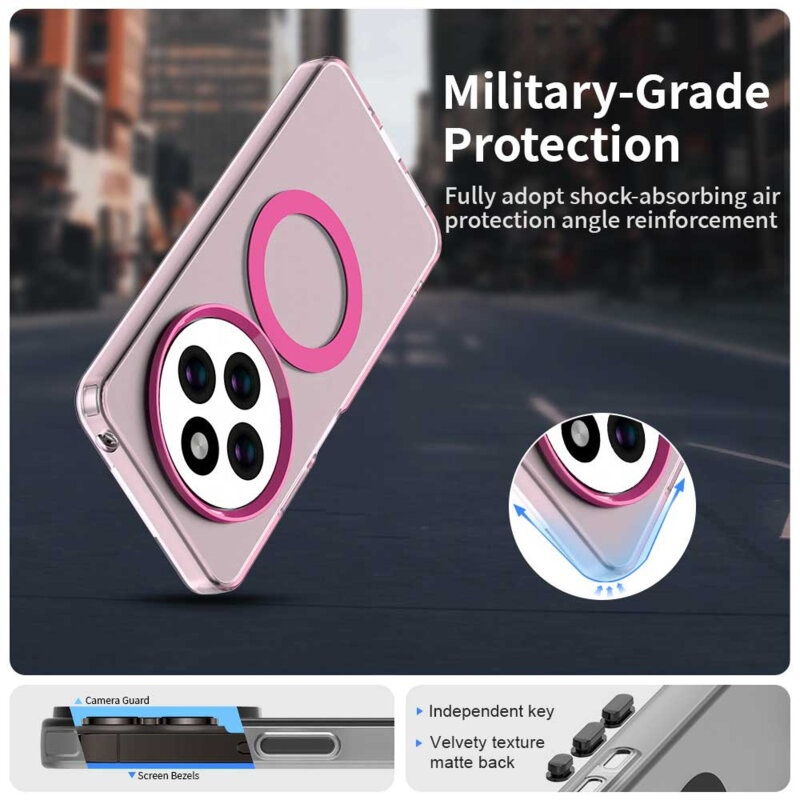 Husa Xiaomi Poco C75 Techsuit CandyCase MagSafe, roz