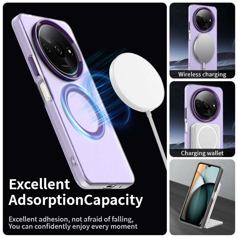 Husa Xiaomi Redmi A3x Techsuit CandyCase MagSafe, mov