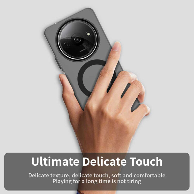 Husa Xiaomi Redmi A3 Techsuit CandyCase MagSafe, negru