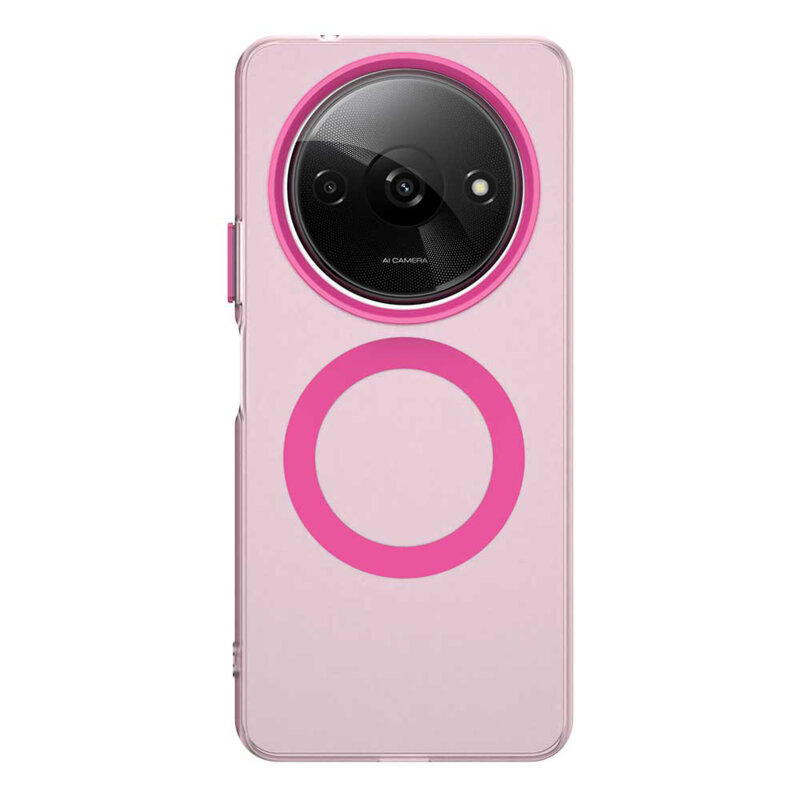 Husa Xiaomi Redmi A3 Techsuit CandyCase MagSafe, roz