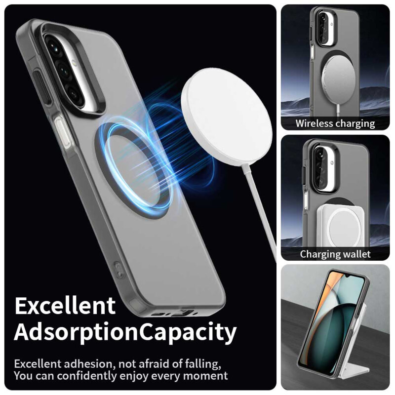 Husa Samsung Galaxy A17 5G Techsuit CandyCase MagSafe, negru