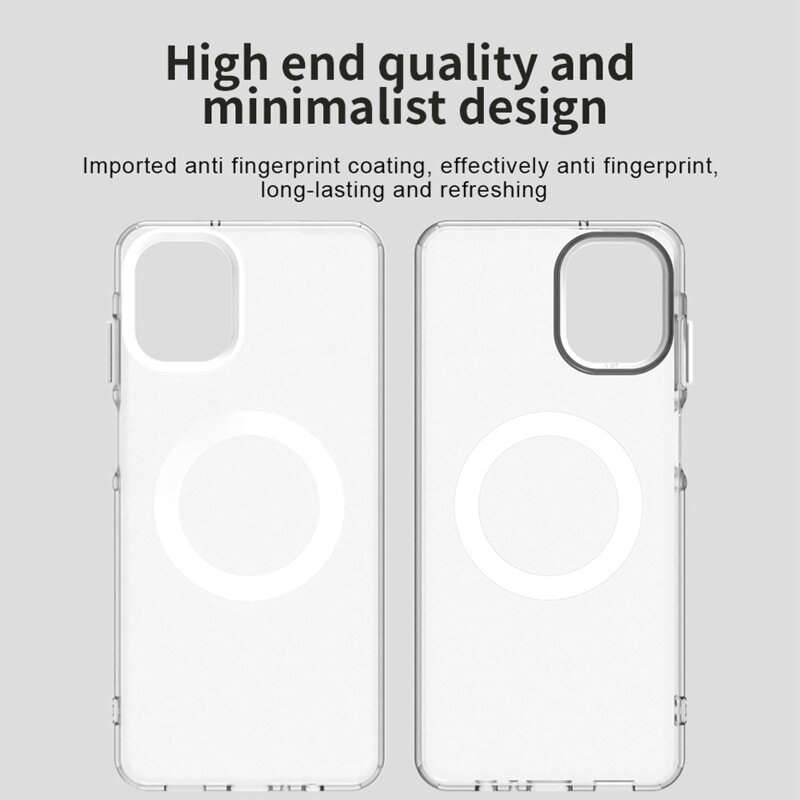 Husa Samsung Galaxy A07 4G Techsuit CandyCase MagSafe, alb