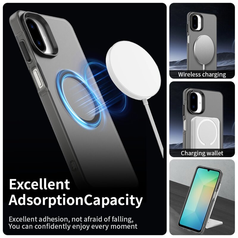 Husa Samsung Galaxy A07 4G Techsuit CandyCase MagSafe, negru