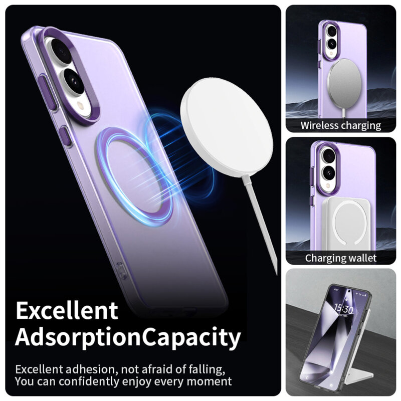 Husa Samsung Galaxy S25 Edge Techsuit CandyCase MagSafe, mov