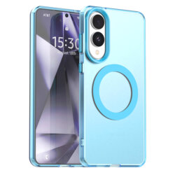 Husa Samsung Galaxy S25 Edge Techsuit CandyCase MagSafe, albastru