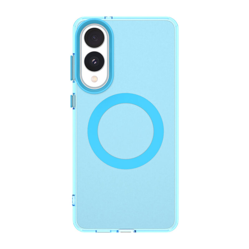 Husa Samsung Galaxy S25 Edge Techsuit CandyCase MagSafe, albastru