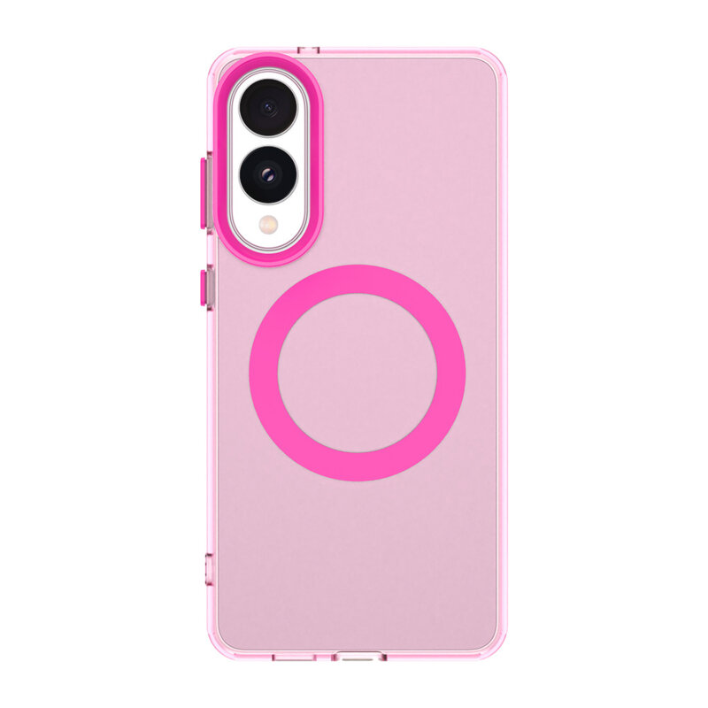 Husa Samsung Galaxy S25 Edge Techsuit CandyCase MagSafe, roz