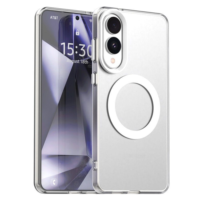 Husa Samsung Galaxy S25 Edge Techsuit CandyCase MagSafe, alb