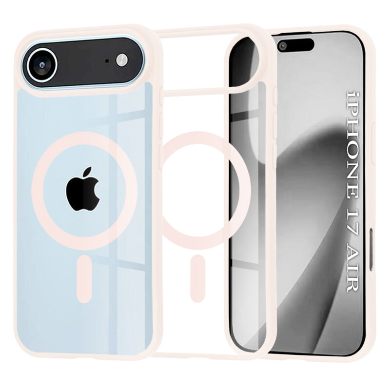 Husa iPhone 17 Air Techsuit MagSafe Pro, roz