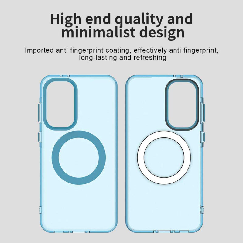 Husa Samsung Galaxy A36 5G Techsuit CandyCase MagSafe, albastru