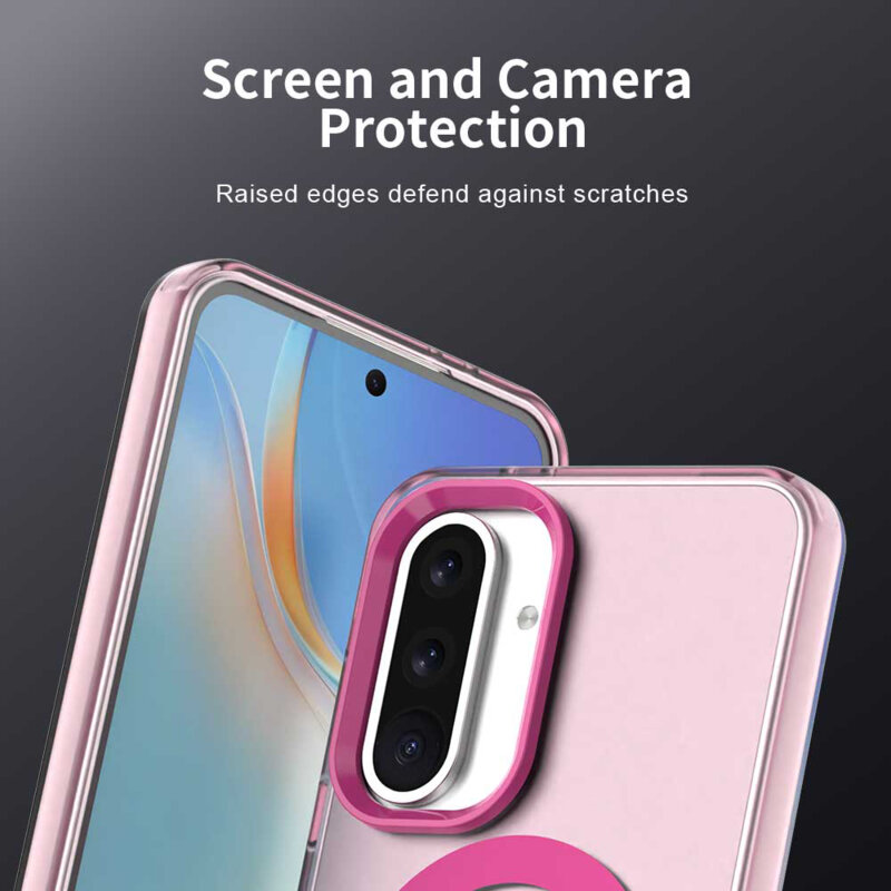 Husa Samsung Galaxy A36 5G Techsuit CandyCase MagSafe, roz