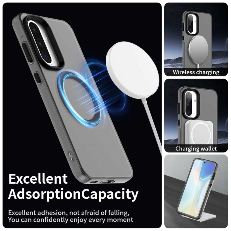 Husa Samsung Galaxy A36 5G Techsuit CandyCase MagSafe, negru