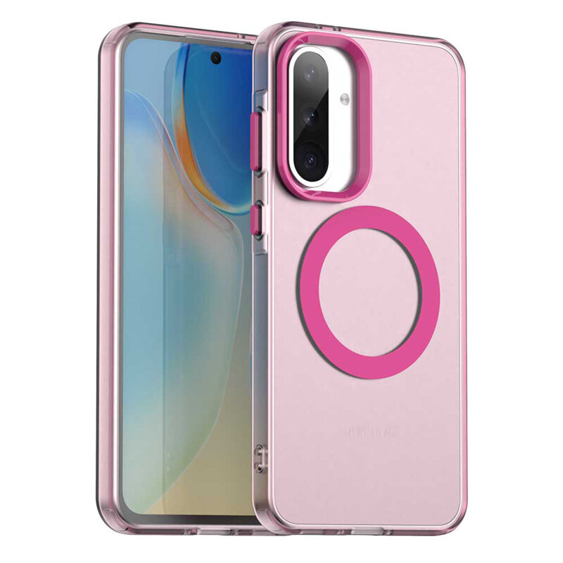 Husa Samsung Galaxy A56 5G Techsuit CandyCase MagSafe, roz