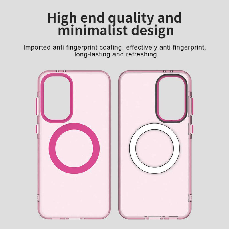 Husa Samsung Galaxy A56 5G Techsuit CandyCase MagSafe, roz