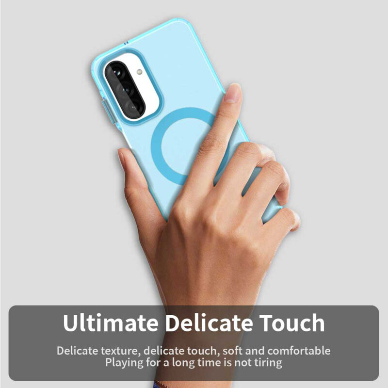 Husa Samsung Galaxy A26 5G Techsuit CandyCase MagSafe, albastru