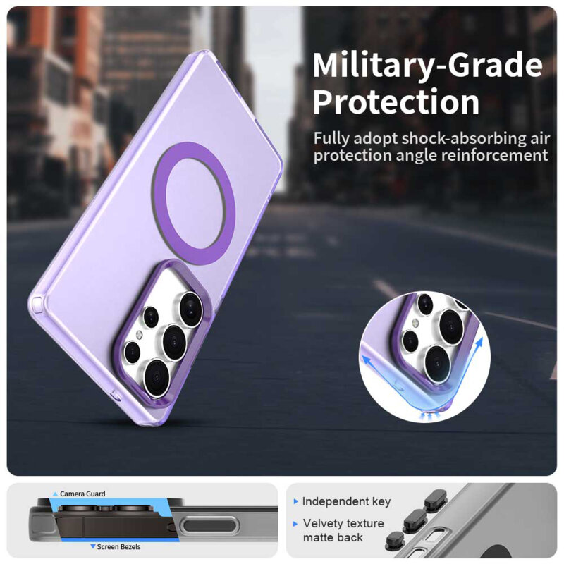 Husa Samsung Galaxy S25 Ultra Techsuit CandyCase MagSafe, mov