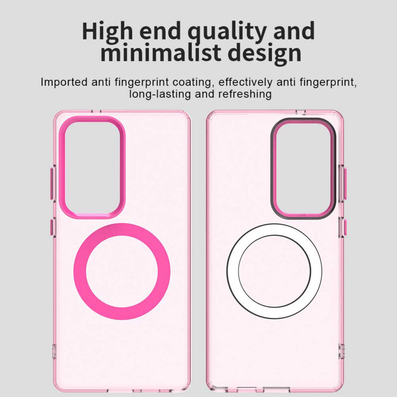 Husa Samsung Galaxy S25 Ultra Techsuit CandyCase MagSafe, roz