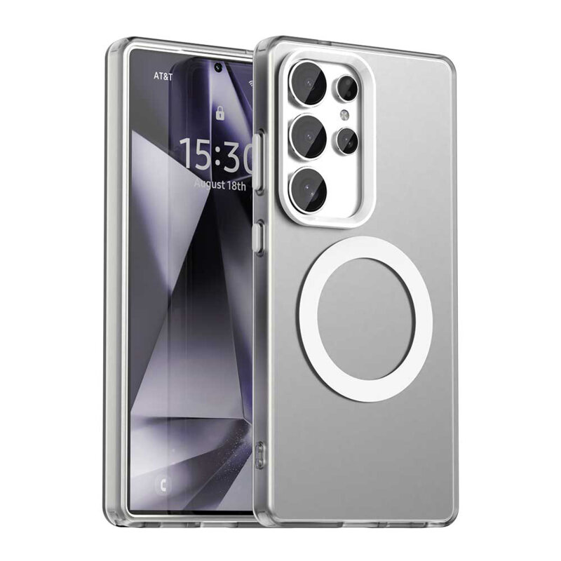 Husa Samsung Galaxy S25 Ultra Techsuit CandyCase MagSafe, alb