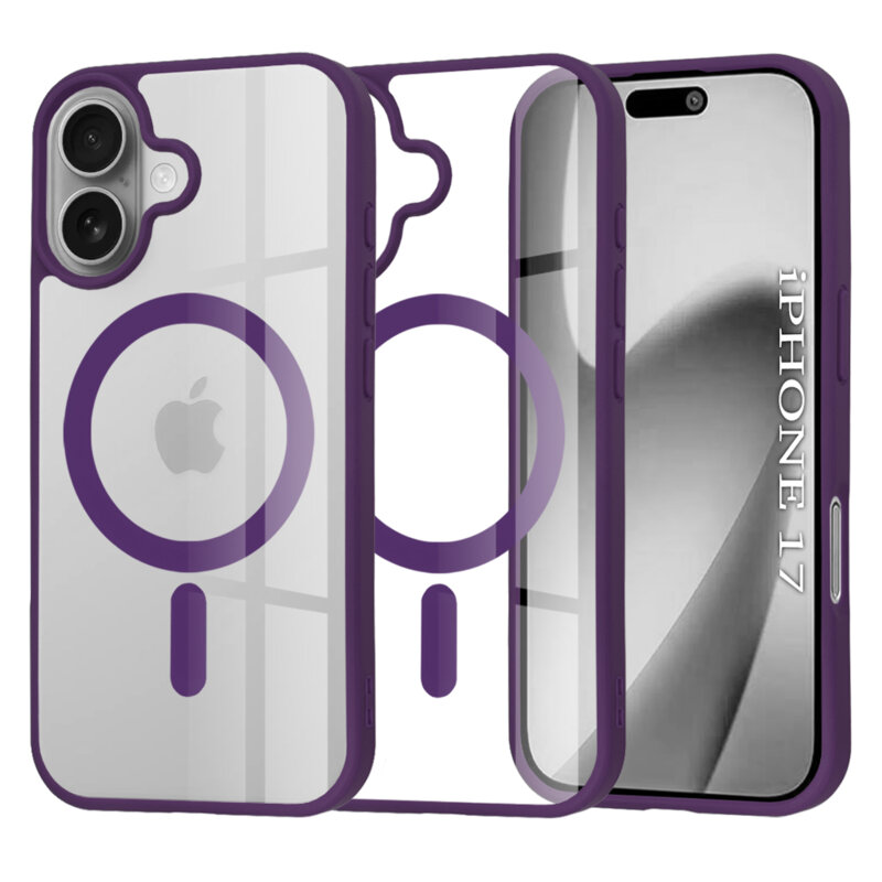 Husa iPhone 17 Techsuit MagSafe Pro, mov
