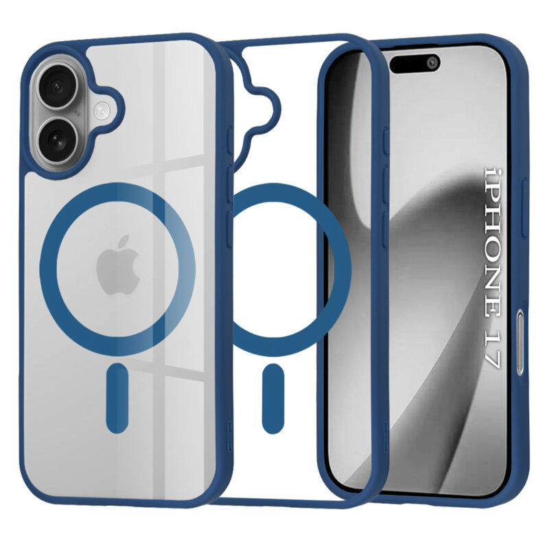 Husa iPhone 17 Techsuit MagSafe Pro, albastru