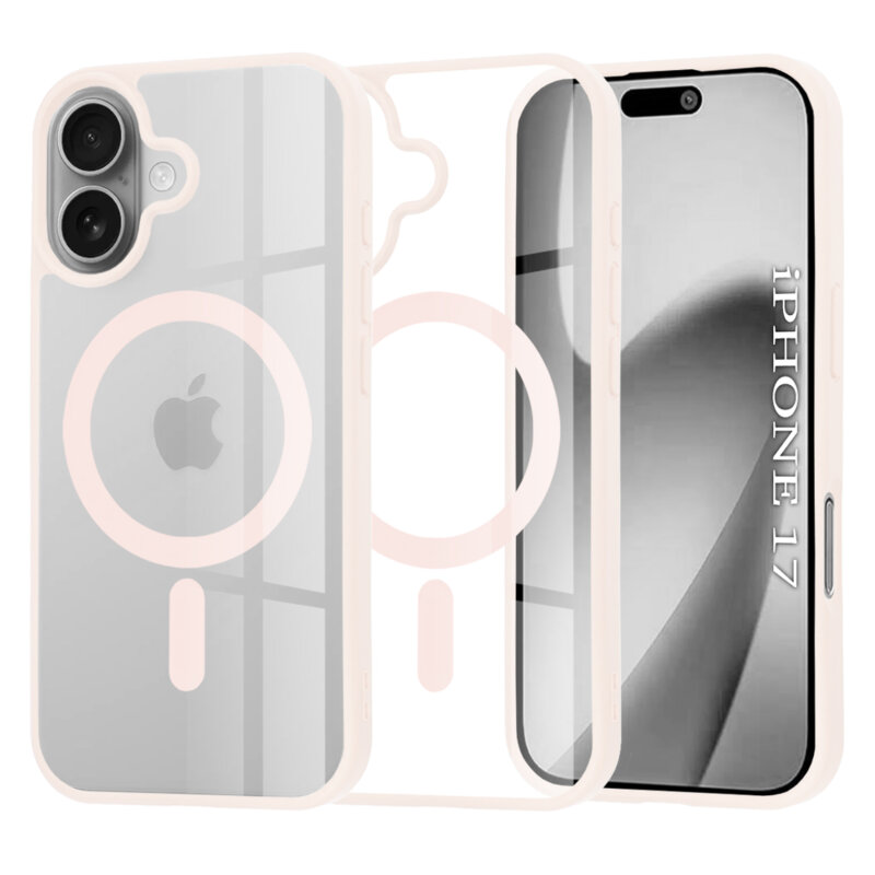 Husa iPhone 17 Techsuit MagSafe Pro, roz