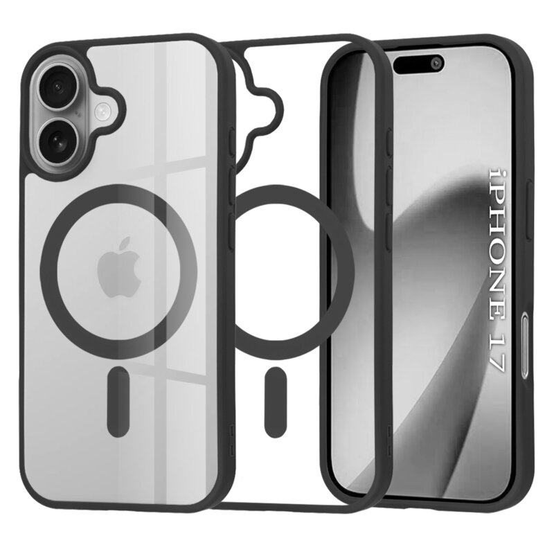 Husa iPhone 17 Techsuit MagSafe Pro, negru