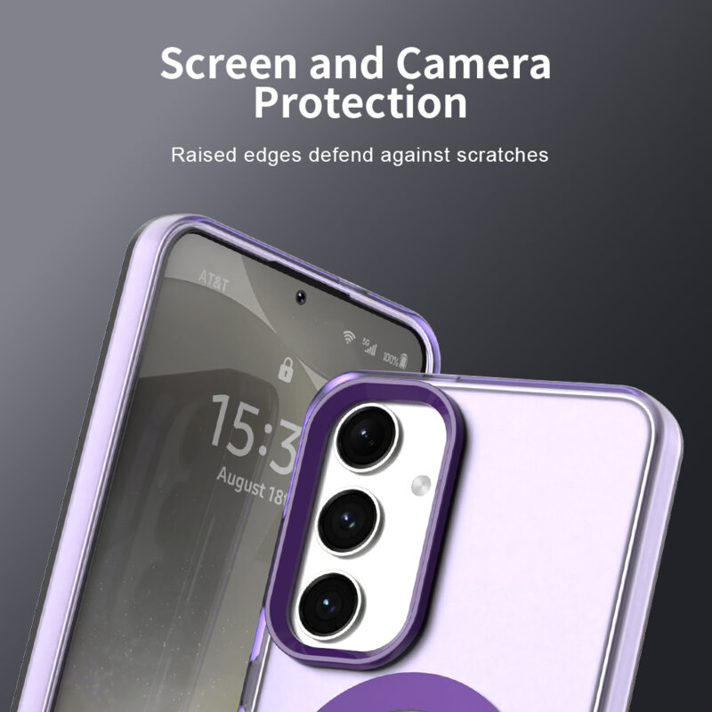 Husa Samsung Galaxy S24 Techsuit CandyCase MagSafe, mov