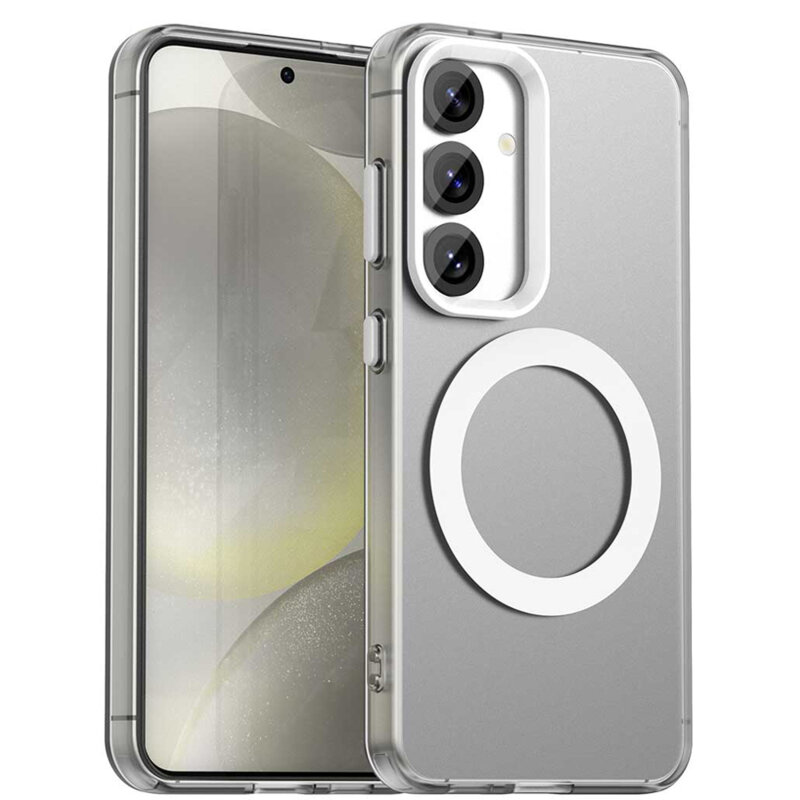 Husa Samsung Galaxy S24 Plus Techsuit CandyCase MagSafe, alb