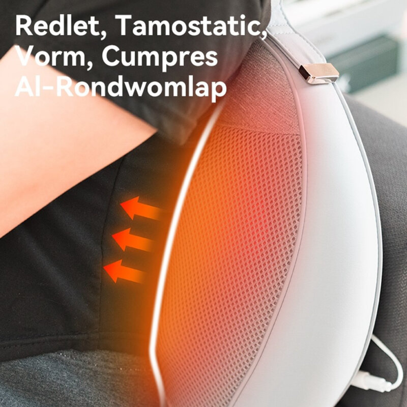 Aparat de masaj pentru spate cu incalzire Yesido MG15, gri