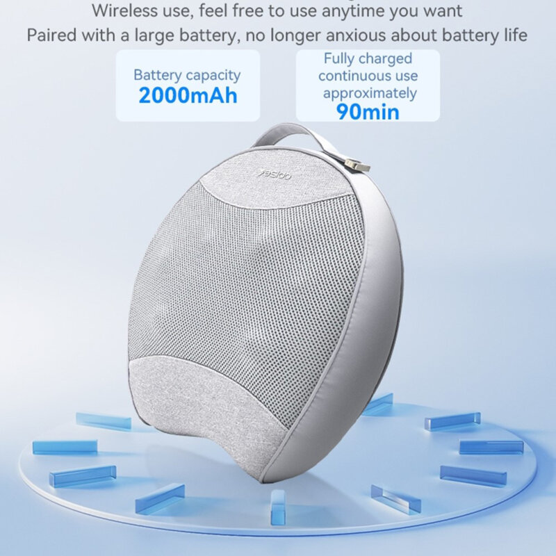 Aparat de masaj pentru spate cu incalzire Yesido MG15, gri