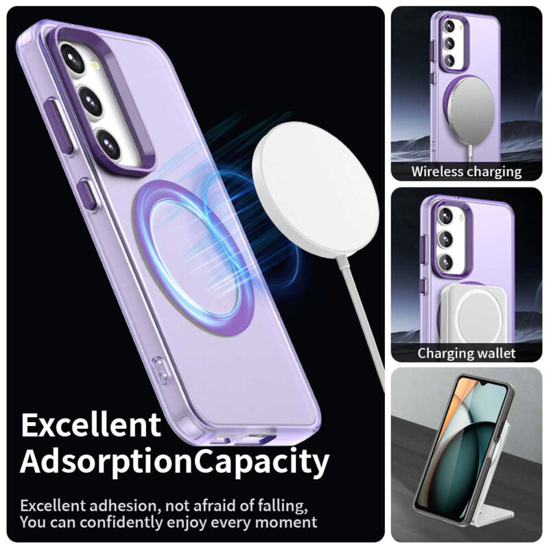 Husa Samsung Galaxy S23 Techsuit CandyCase MagSafe, mov