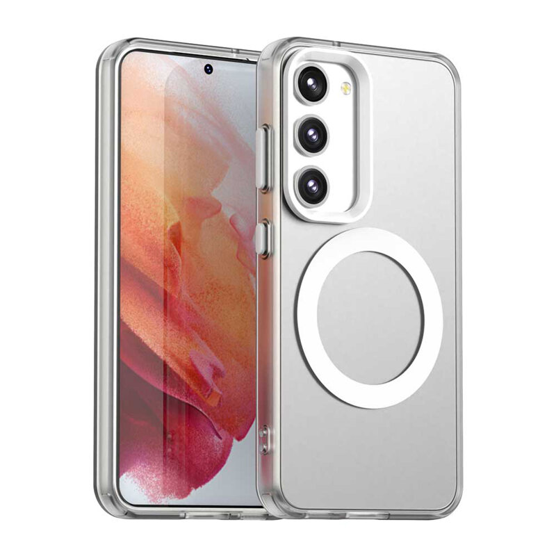 Husa Samsung Galaxy S23 Plus Techsuit CandyCase MagSafe, alb