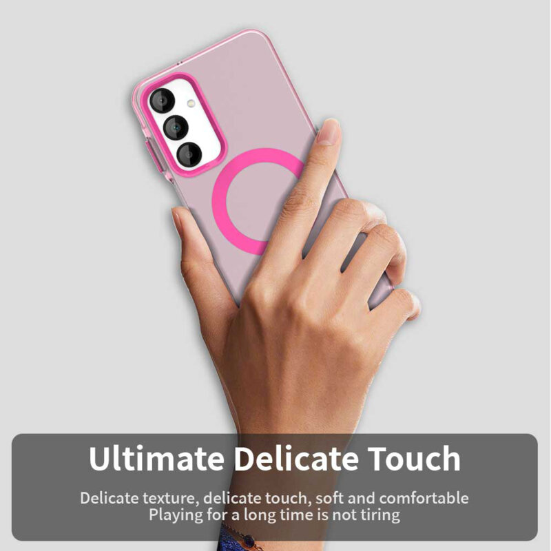 Husa Samsung Galaxy A16 4G Techsuit CandyCase MagSafe, roz
