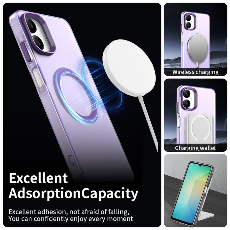 Husa Samsung Galaxy A06 Techsuit CandyCase MagSafe, mov