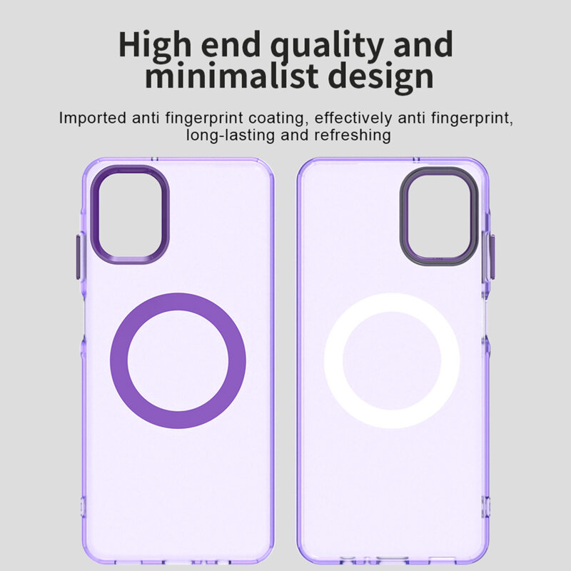 Husa Samsung Galaxy A06 Techsuit CandyCase MagSafe, mov