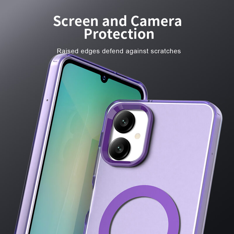 Husa Samsung Galaxy A06 Techsuit CandyCase MagSafe, mov