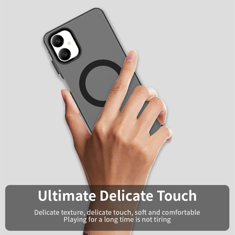 Husa Samsung Galaxy A06 Techsuit CandyCase MagSafe, negru