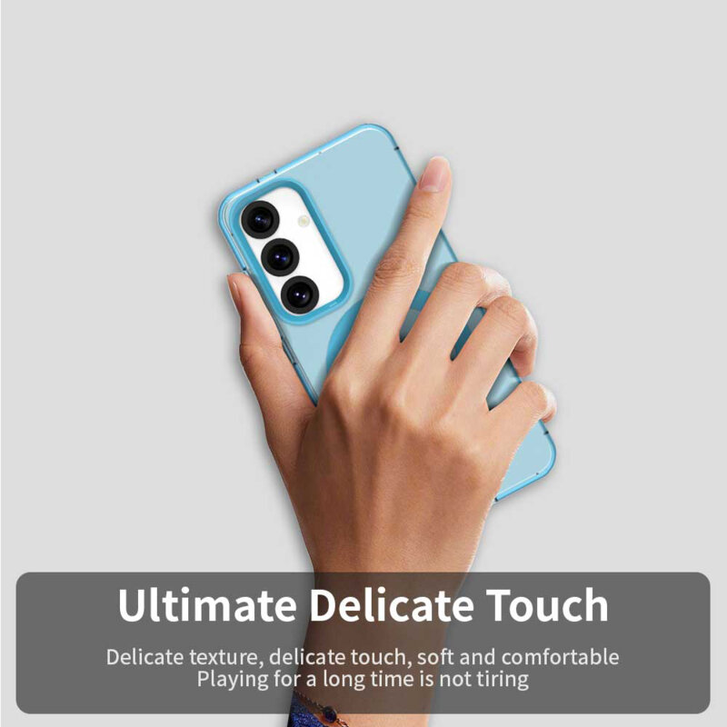 Husa Samsung Galaxy S23 FE Techsuit CandyCase MagSafe, albastru