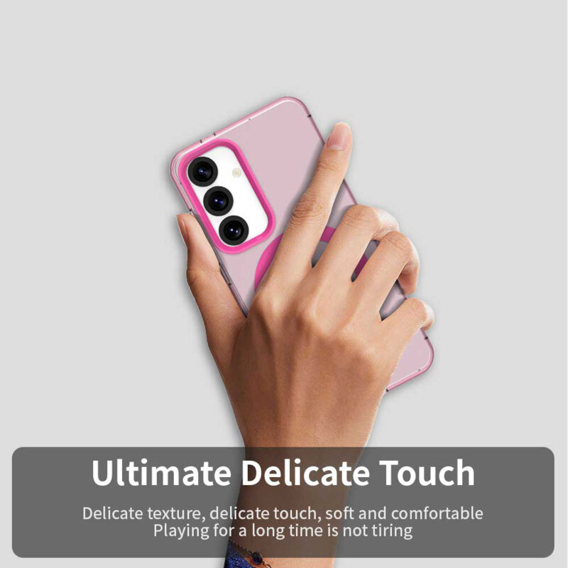 Husa Samsung Galaxy S23 FE Techsuit CandyCase MagSafe, roz