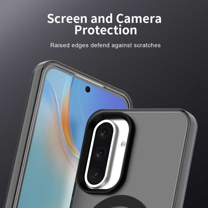 Husa Samsung Galaxy A56 5G Techsuit CandyCase MagSafe, negru