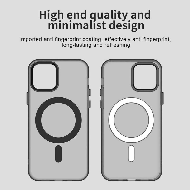 Husa iPhone 12 Techsuit CandyCase MagSafe, negru