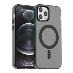 Husa iPhone 12 Pro Techsuit CandyCase MagSafe, negru