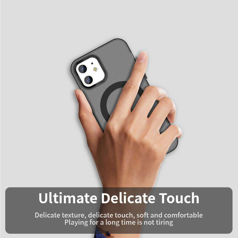 Husa iPhone 12 Pro Techsuit CandyCase MagSafe, negru
