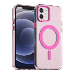 Husa iPhone 12 Techsuit CandyCase MagSafe, roz