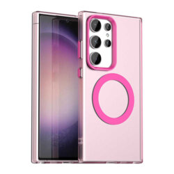 Husa Samsung Galaxy S23 Ultra Techsuit CandyCase MagSafe, roz