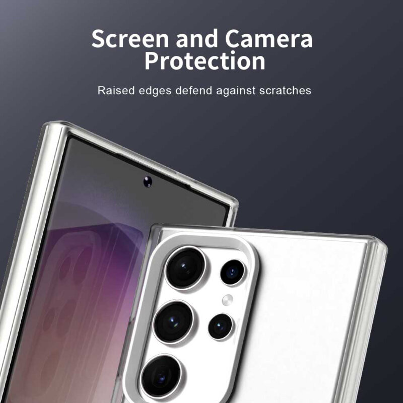 Husa Samsung Galaxy S23 Ultra Techsuit CandyCase MagSafe, alb