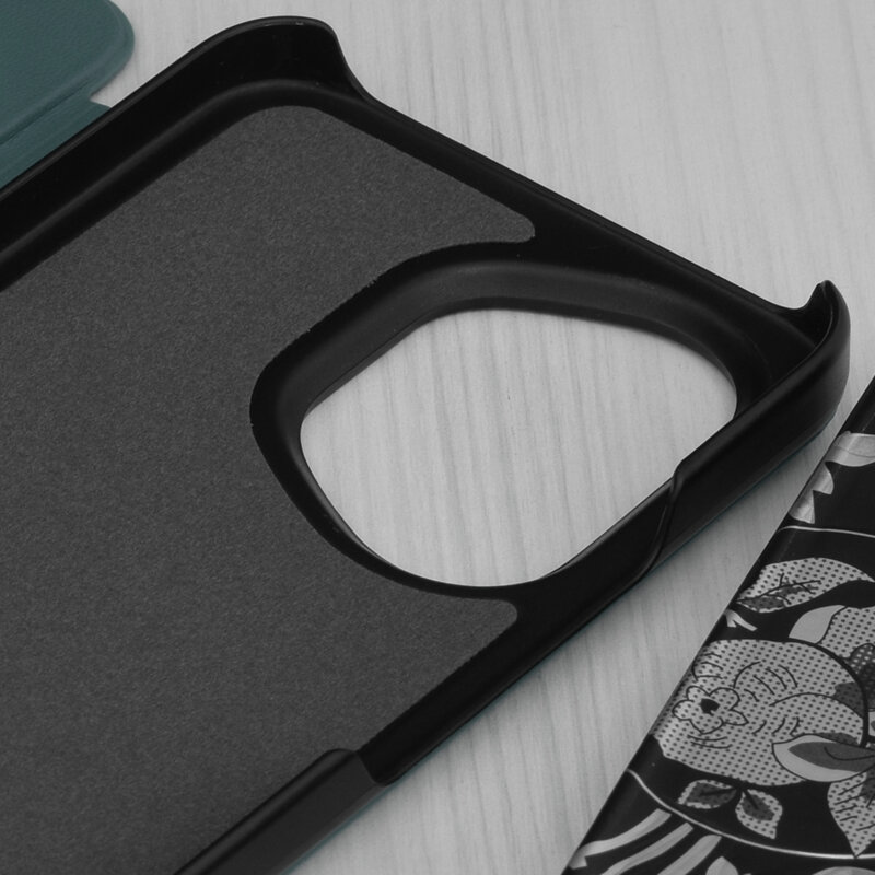 Husa Honor 400 Eco Leather View flip tip carte, verde