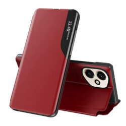 Husa Honor 400 Eco Leather View flip tip carte, rosu